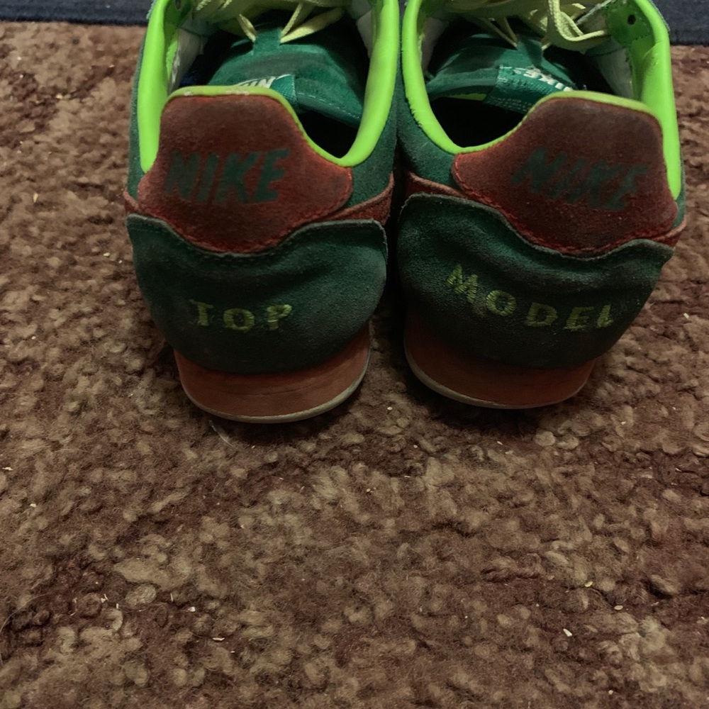 Nike Cortez sneakers.